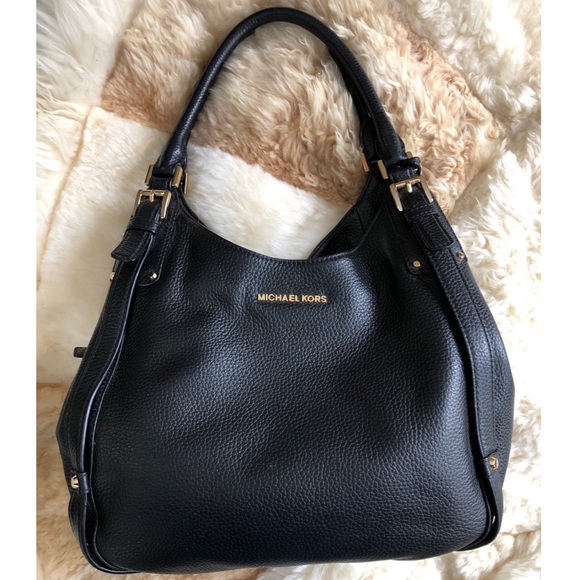 Michael Kors Bedford black leather shoulder bag - Picture 2 of 13